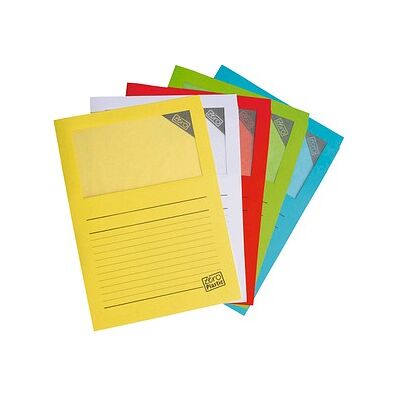 ELCO Sichthüllen Öko Ordo Zero plastic DIN A4 farbsortiert glatt 120 g/qm, 50 St. ELCO Sichthüllen Öko Ordo Zero plastic DIN A4 farbsortiert glatt 120 g/qm, 50 St.