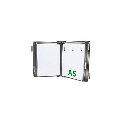 tarifold Wand-Sichttafelsystem 425100 DIN A5 grau mit 10 St. Sichttafeln, 1 St. tarifold Wand-Sichttafelsystem 425100 DIN A5 grau mit 10 St. Sichttafeln, 1 St.