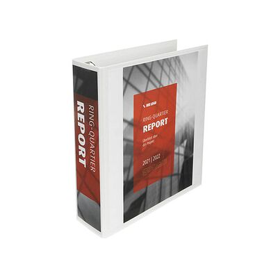 VELOFLEX VELODUR® Präsentationsringbücher 4-Ringe weiß 8,5 cm DIN A4, 10 St. VELOFLEX VELODUR® Präsentationsringbücher 4-Ringe weiß 8,5 cm DIN A4, 10 St.