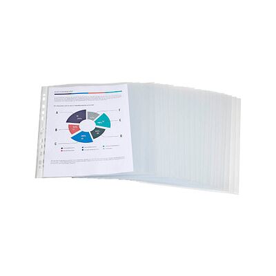 OXFORD Prospekthüllen DIN A4 glasklar glatt 0,06 mm, 100 St. OXFORD Prospekthüllen DIN A4 glasklar glatt 0,06 mm, 100 St.