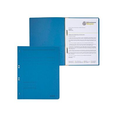 LEITZ Ösenhefter 3742 Karton blau DIN A4, 50 St. LEITZ Ösenhefter 3742 Karton blau DIN A4, 50 St.