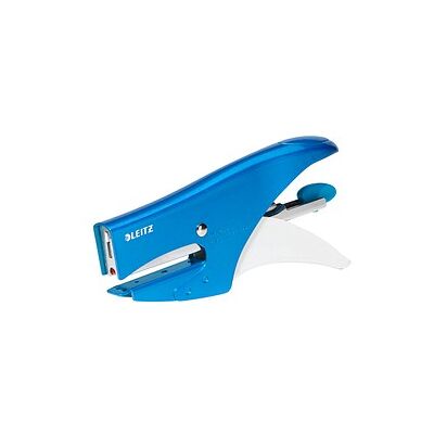 LEITZ Heftzange 5531 WOW blau-metallic, 1 St. LEITZ Heftzange 5531 WOW blau-metallic, 1 St.