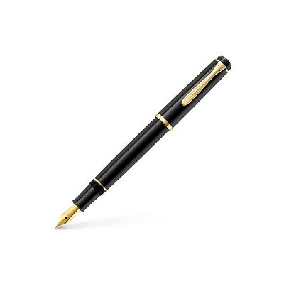 Pelikan Classic P200 Patronenfüller schwarz/gold M (mittel), 1 St. Pelikan Classic P200 Patronenfüller schwarz/gold M (mittel), 1 St.
