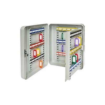 ALCO Schlüsselkasten lichtgrau mit 40 Haken, Zylinderschloss, 18,0 cm 8,0 cm, 1 St. ALCO Schlüsselkasten lichtgrau mit 40 Haken, Zylinderschloss, 18,0 cm 8,0 cm, 1 St.