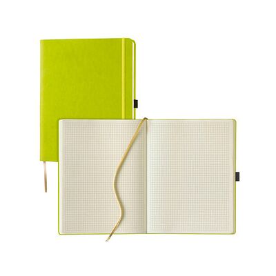 Lediberg Notizbuch Tucson ca. DIN A4 kariert, lemongreen Hardcover 240 Seiten, 1 St. Lediberg Notizbuch Tucson ca. DIN A4 kariert, lemongreen Hardcover 240 Seiten, 1 St.