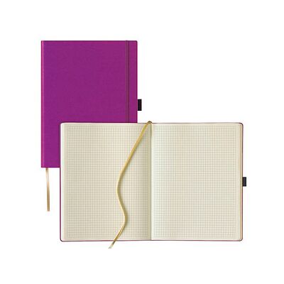 Lediberg Notizbuch Tucson ca. DIN A4 kariert, lila Hardcover 240 Seiten, 1 St. Lediberg Notizbuch Tucson ca. DIN A4 kariert, lila Hardcover 240 Seiten, 1 St.