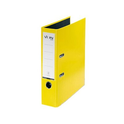 VON LEITZ Ordner gelb Karton 8,0 cm DIN A4, 1 St. VON LEITZ Ordner gelb Karton 8,0 cm DIN A4, 1 St.