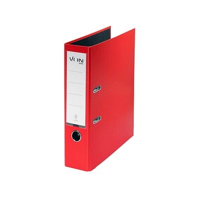 VON LEITZ Ordner rot Karton 8,0 cm DIN A4, 1 St. VON LEITZ Ordner rot Karton 8,0 cm DIN A4, 1 St.