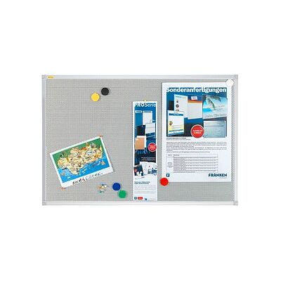 FRANKEN Magnetpinnwand Pin'n'Mag X-tra! Line 120,0 x 90,0 cm Metallgitter silber FRANKEN Magnetpinnwand Pin'n'Mag X-tra! Line 120,0 x 90,0 cm Metallgitter silber