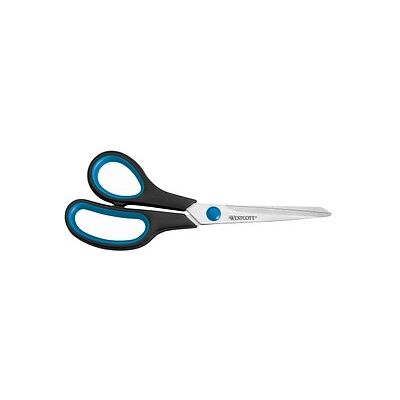 WESTCOTT Linkshänder-Schere Easy Grip schwarz-blau 21,0 cm WESTCOTT Linkshänder-Schere Easy Grip schwarz-blau 21,0 cm