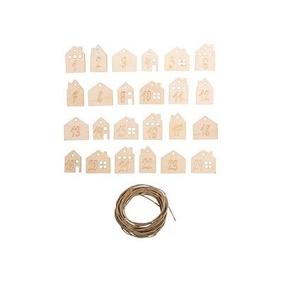 Rayher Adventskalenderzahlen Holz 1- 24 natur Rayher Adventskalenderzahlen Holz 1- 24 natur