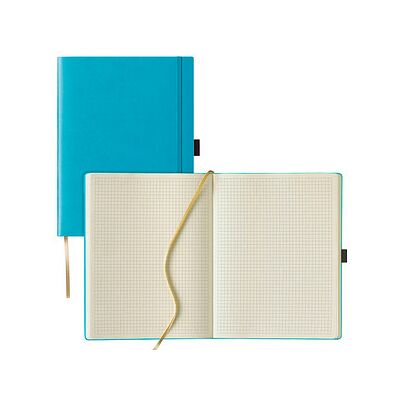 Lediberg Notizbuch Tucson ca. DIN A4 kariert, türkisblau Hardcover 240 Seiten, 1 St. Lediberg Notizbuch Tucson ca. DIN A4 kariert, türkisblau Hardcover 240 Seiten, 1 St.
