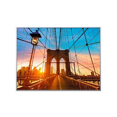 PAPERFLOW Wandbild Brooklyn Bridge, Aluminium, Kunstglas PAPERFLOW Wandbild Brooklyn Bridge, Aluminium, Kunstglas
