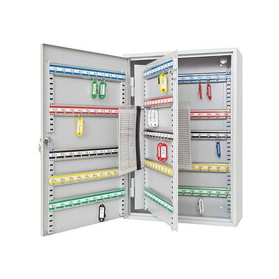 WEDO Schlüsselkasten lichtgrau mit 150 Haken, Sicherheitsschloss, 38,0 x 14,0 x 55,0 cm, 1 St. WEDO Schlüsselkasten lichtgrau mit 150 Haken, Sicherheitsschloss, 38,0 x 14,0 x 55,0 cm, 1 St.