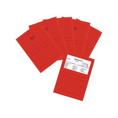 ELCO Sichthüllen Ordo classico DIN A4 rot glatt 120 g/qm, 100 St. ELCO Sichthüllen Ordo classico DIN A4 rot glatt 120 g/qm, 100 St.