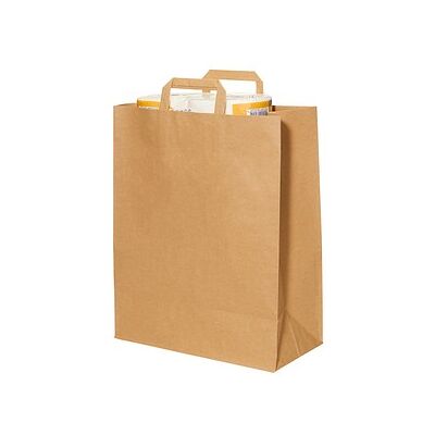 trodat Papier-Tragetaschen TÜTLE XL braun 32,0 x 41,0 cm, 100 St. trodat Papier-Tragetaschen TÜTLE XL braun 32,0 x 41,0 cm, 100 St.