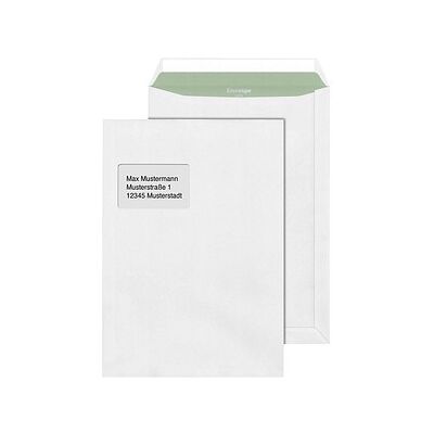 MAILmedia Versandtaschen Envirelope® DIN C4 mit Fenster weiß 25 St. MAILmedia Versandtaschen Envirelope® DIN C4 mit Fenster weiß 25 St.