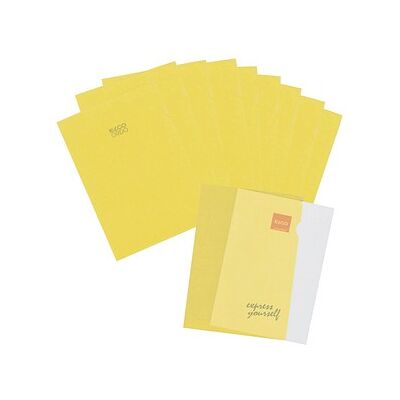 ELCO Sichthüllen Ordo transparent DIN A4 gelb glatt 80 g/qm, 10 St. ELCO Sichthüllen Ordo transparent DIN A4 gelb glatt 80 g/qm, 10 St.