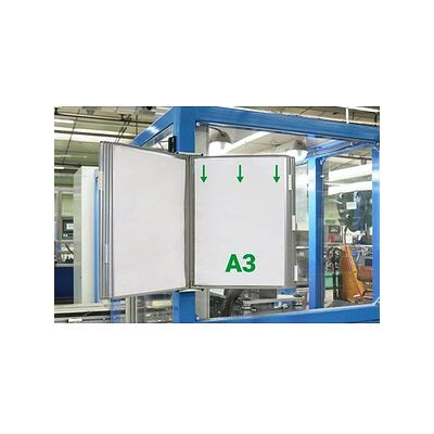 Tarifold Wand-Sichttafelsystem - A3 Grau, 10 Sichttafeln Tarifold Wand-Sichttafelsystem - A3 Grau, 10 Sichttafeln