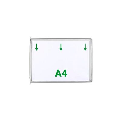tarifold Sichttafeln mit 5 Aufsteckreitern DIN A4 quer grau, Öffnung oben, 20 St. tarifold Sichttafeln mit 5 Aufsteckreitern DIN A4 quer grau, Öffnung oben, 20 St.
