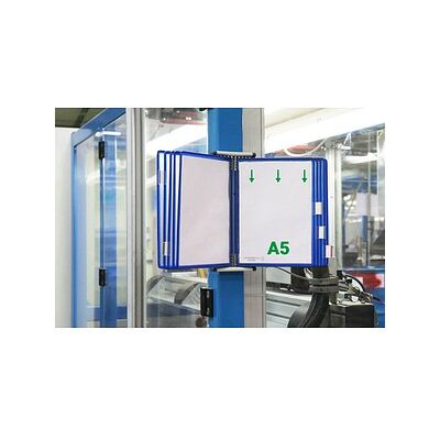 tarifold Wand-Sichttafelsystem 415101 DIN A5 blau mit 10 St. Sichttafeln, 1 St. tarifold Wand-Sichttafelsystem 415101 DIN A5 blau mit 10 St. Sichttafeln, 1 St.