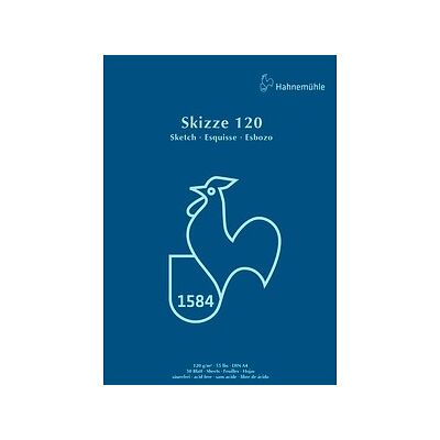 Hahnemühle Weißes A4 Skizzebuch - säurefrei, 120g/m², 50 Blatt Hahnemühle Weißes A4 Skizzebuch - säurefrei, 120g/m², 50 Blatt