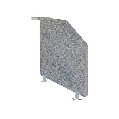 HAMMERBACHER Tischtrennwand Anbauset VARS1/5, grau 73,5 x 50,0 cm, 1 St. HAMMERBACHER Tischtrennwand Anbauset VARS1/5, grau 73,5 x 50,0 cm, 1 St.