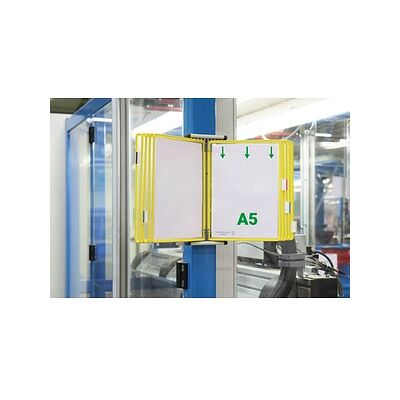 tarifold Wand-Sichttafelsystem 415104 DIN A5 gelb mit 10 St. Sichttafeln, 1 St. tarifold Wand-Sichttafelsystem 415104 DIN A5 gelb mit 10 St. Sichttafeln, 1 St.