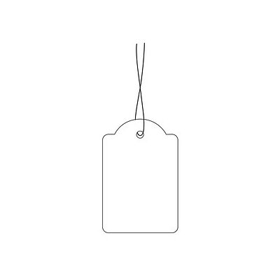 HERMA Hängeetiketten weiß 32,0 x 50,0 mm mit rotem Faden, 1.000 St. HERMA Hängeetiketten weiß 32,0 x 50,0 mm mit rotem Faden, 1.000 St.