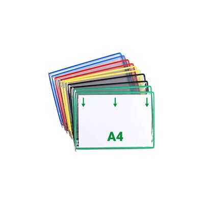 tarifold Sichttafeln mit 5 Aufsteckreitern DIN A4 quer farbsortiert, Öffnung oben, 20 St. tarifold Sichttafeln mit 5 Aufsteckreitern DIN A4 quer farbsortiert, Öffnung oben, 20 St.