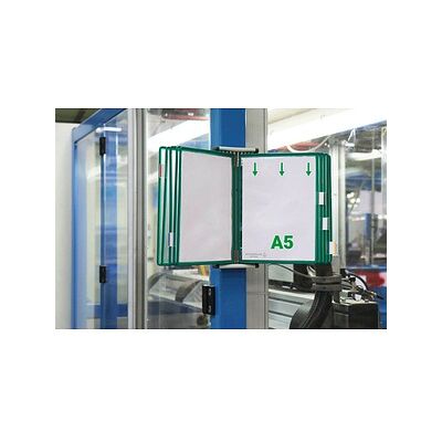 tarifold Wand-Sichttafelsystem 415105 DIN A5 grün mit 10 St. Sichttafeln, 1 St. tarifold Wand-Sichttafelsystem 415105 DIN A5 grün mit 10 St. Sichttafeln, 1 St.