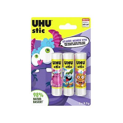 UHU MONSTER Klebestifte 8,2 g, 3 St. UHU MONSTER Klebestifte 8,2 g, 3 St.