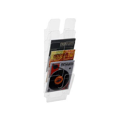 DURABLE Wandprospekthalter Flexiplus transparent DIN A4 hoch 6 Fächern 24,7 x 10,0 x 74,5 cm, 1 St. DURABLE Wandprospekthalter Flexiplus transparent DIN A4 hoch 6 Fächern 24,7 x 10,0 x 74,5 cm, 1 St.