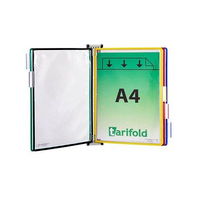 tarifold Wand-Sichttafelsystem 414159 DIN A4 farbsortiert mit 5 St. Sichttafeln, 1 St. tarifold Wand-Sichttafelsystem 414159 DIN A4 farbsortiert mit 5 St. Sichttafeln, 1 St.