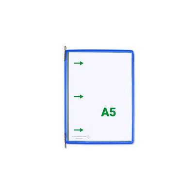 tarifold Sichttafeln DIN A5 blau, Öffnung seitlich, 20 St. tarifold Sichttafeln DIN A5 blau, Öffnung seitlich, 20 St.