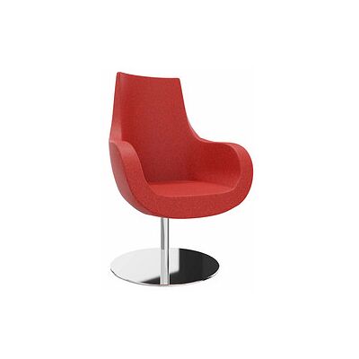 fm Besuchersessel Pirum rot chrome Stoff 71,0 x 71,0 x 108,5 cm, 1 St. fm Besuchersessel Pirum rot chrome Stoff 71,0 x 71,0 x 108,5 cm, 1 St.