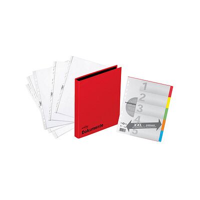 PAGNA Ringbuch 2-Ringe rot DIN A4, 1 St. PAGNA Ringbuch 2-Ringe rot DIN A4, 1 St.