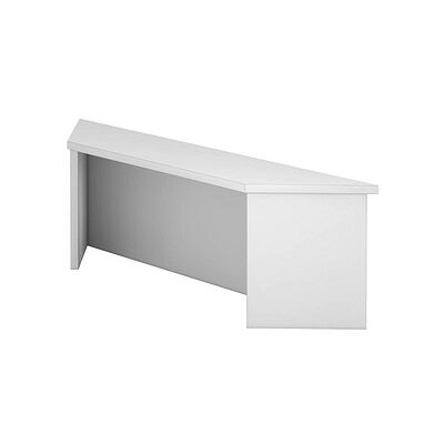 HAMMERBACHER Thekenaufsatz gerade, lichtgrau 108,0 x 32,0 x 35,0 cm HAMMERBACHER Thekenaufsatz gerade, lichtgrau 108,0 x 32,0 x 35,0 cm