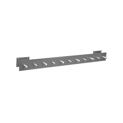SZ Metall Wandgarderobe 50124 silber Metall 11 Haken 100,0 x 9,0 cm, 1 St. SZ Metall Wandgarderobe 50124 silber Metall 11 Haken 100,0 x 9,0 cm, 1 St.