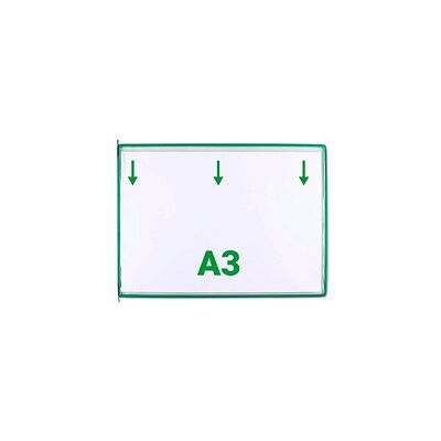 tarifold Sichttafeln DIN A3 quer grün, Öffnung oben, 10 St. tarifold Sichttafeln DIN A3 quer grün, Öffnung oben, 10 St.