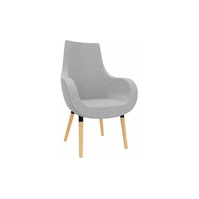 fm Besuchersessel Pirum hellgrau buche Stoff 71,0 x 74,0 x 102,5 cm, 1 St. fm Besuchersessel Pirum hellgrau buche Stoff 71,0 x 74,0 x 102,5 cm, 1 St.