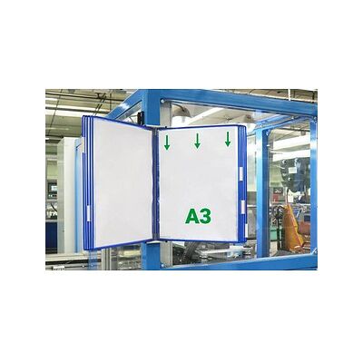 tarifold Wand-Sichttafelsystem 413101 DIN A3 blau mit 10 St. Sichttafeln, 1 St. tarifold Wand-Sichttafelsystem 413101 DIN A3 blau mit 10 St. Sichttafeln, 1 St.