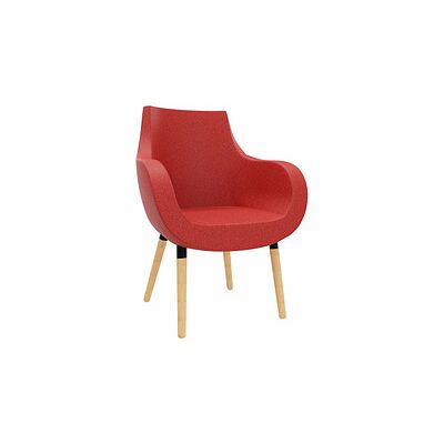 fm Besuchersessel Pirum rot buche, gebeizt Stoff 71,0 x 72,0 x 87,0 cm, 1 St. fm Besuchersessel Pirum rot buche, gebeizt Stoff 71,0 x 72,0 x 87,0 cm, 1 St.