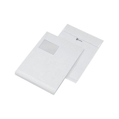 MAILmedia Faltentaschen Securitex DIN C4 mit Fenster weiß mit 5,0 cm Falte, 25 St. MAILmedia Faltentaschen Securitex DIN C4 mit Fenster weiß mit 5,0 cm Falte, 25 St.