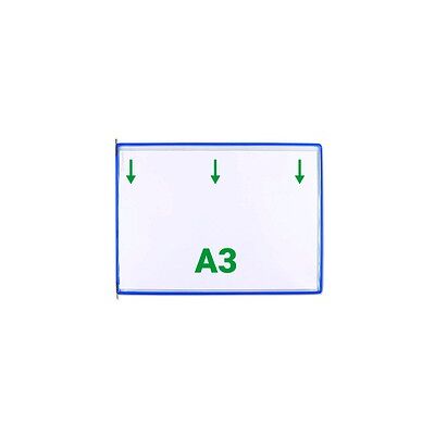 tarifold Sichttafeln DIN A3 quer blau, Öffnung oben, 10 St. tarifold Sichttafeln DIN A3 quer blau, Öffnung oben, 10 St.