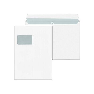 MAILmedia Briefumschläge DIN C4 mit Fenster weiß haftklebend 500 St. MAILmedia Briefumschläge DIN C4 mit Fenster weiß haftklebend 500 St.