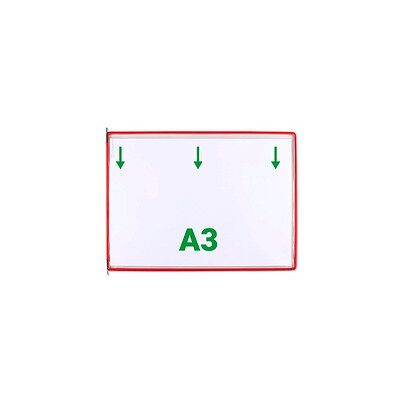 Tarifold A3 Roter Sichttafel - Informationsschild Tarifold A3 Roter Sichttafel - Informationsschild