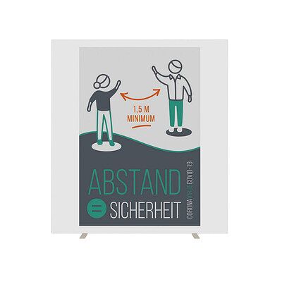 PAPERFLOW Trennwand easyScreen, Abstand-Sicherheit weiß 160,0 x 174,0 cm, 1 St. PAPERFLOW Trennwand easyScreen, Abstand-Sicherheit weiß 160,0 x 174,0 cm, 1 St.