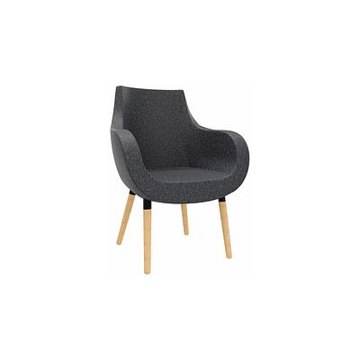 fm Besuchersessel Pirum anthrazit buche, gebeizt Stoff 71,0 x 72,0 x 87,0 cm, 1 St. fm Besuchersessel Pirum anthrazit buche, gebeizt Stoff 71,0 x 72,0 x 87,0 cm, 1 St.