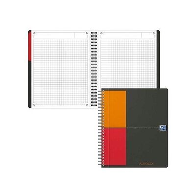 OXFORD Collegeblock Activebook kariert DIN A5 Rand rundum, 1 Block OXFORD Collegeblock Activebook kariert DIN A5 Rand rundum, 1 Block